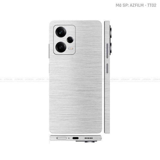 Dán Skin Xiaomi Redmi Note 12 Series Đổi Màu Bạc Xước | TT02