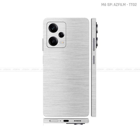 Dán Skin Xiaomi Redmi Note 12 Series Đổi Màu Bạc Xước | TT02