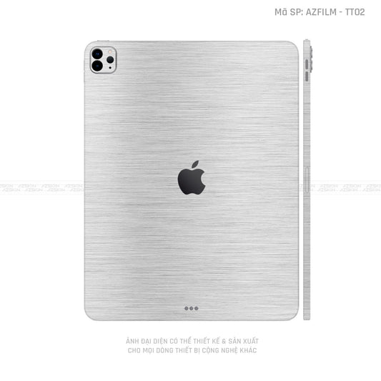Dán Skin IPad Air Series Vân Titan Bạc| TT02