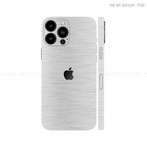 Dán Skin IPhone 16 Series Vân Titan Xước Bạc | TT02