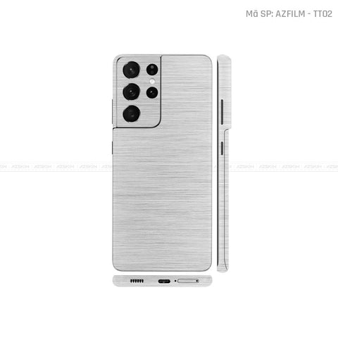 Dán Skin Galaxy S21 Series Vân Titan Bạc | TT02