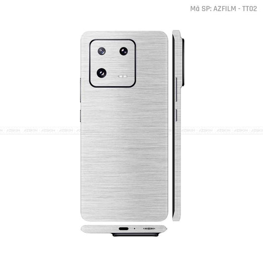Dán Skin Xiaomi 14 Series Màu Bạc Xước Vinyl | TT02