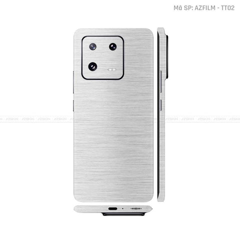 Dán Skin Xiaomi 14 Series Màu Bạc Xước Vinyl | TT02