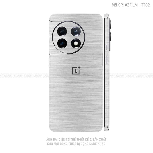 Dán Skin Oneplus 11 Series Vân Titan Xước Bạc | TT02