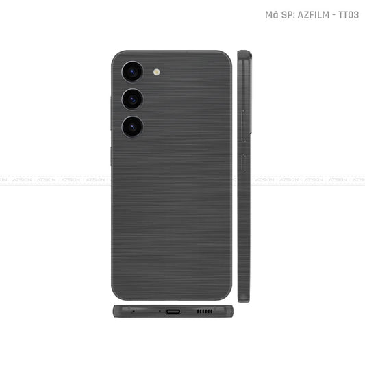 Dán Skin Galaxy S23 Series Vân Xước Titan Xám | TT03