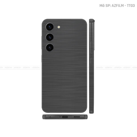 Dán Skin Galaxy S23 Series Vân Xước Titan Xám | TT03