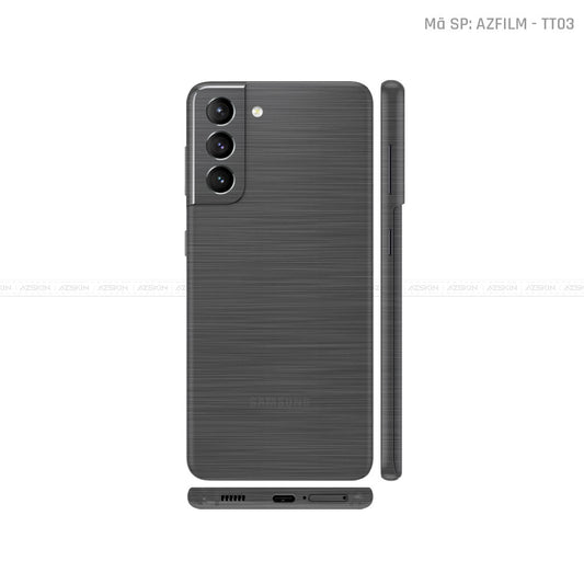 Dán Skin Galaxy S21 Series Vân Titan Xám | TT03