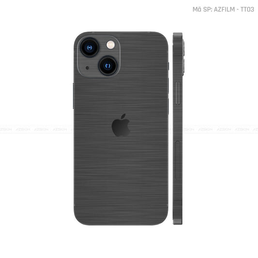 Dán Skin IPhone 14 Series Vân Xước Titan Xám | TT03