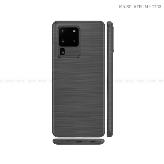 Dán Skin Galaxy S20 Series Vân Titan Xước Xám | TT03