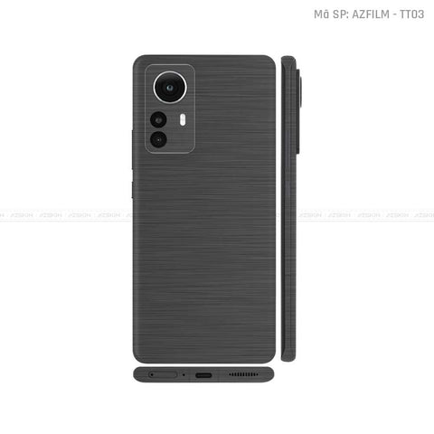 Dán Skin Xiaomi 12 Series Màu Xám Xước | TT03