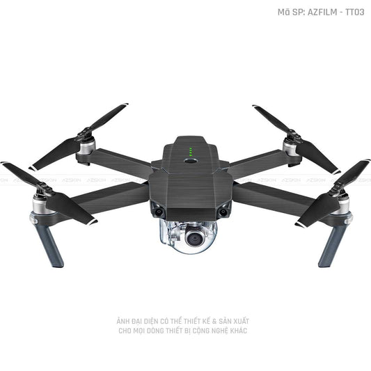 Dán Skin Flycam  Màu Xám Xước | TT03