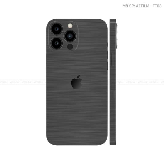 Dán Skin IPhone 12 Series Vân Xước Titan Xám | TT03