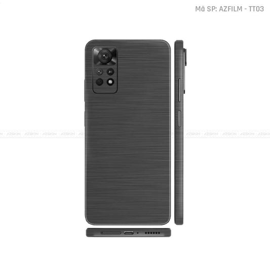 Dán Skin Xiaomi Redmi Note 11 Series Màu Xám Xước | TT03