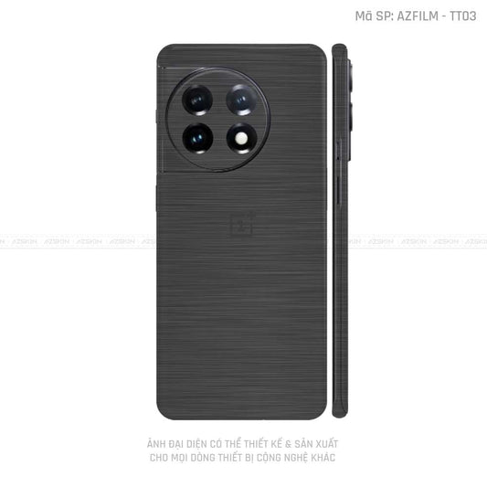 Dán Skin Oneplus 11 Series Vân Titan Xước Xám | TT03