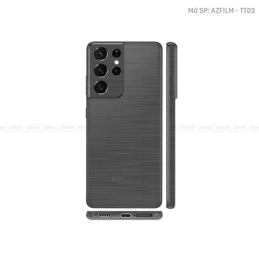 Dán Skin Galaxy S21 Series Vân Titan Xám | TT03