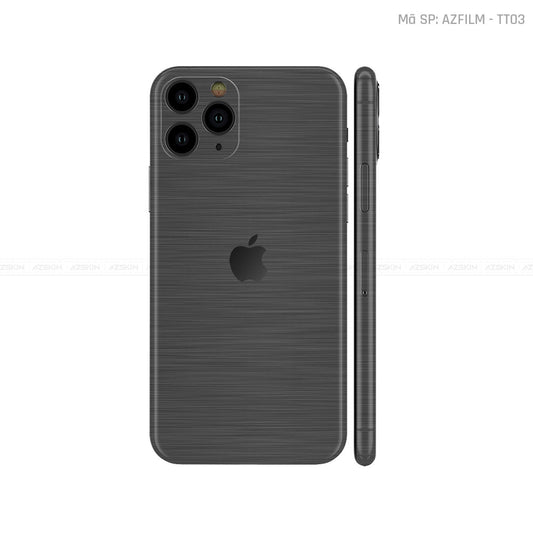 Dán Skin IPhone 11 Series Vân Xước Titan Xám | TT03