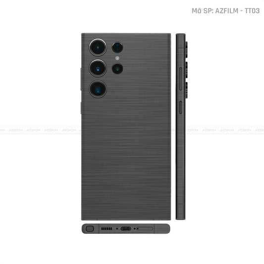 Dán Skin Galaxy S23 Series Vân Xước Titan Xám | TT03