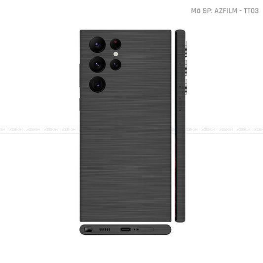 Dán Skin Galaxy S22 Series Vân Titan Xước Xám | TT03