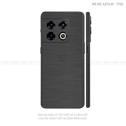 Dán Skin Oneplus 10 Series Vân Xước Titan Xám | TT03