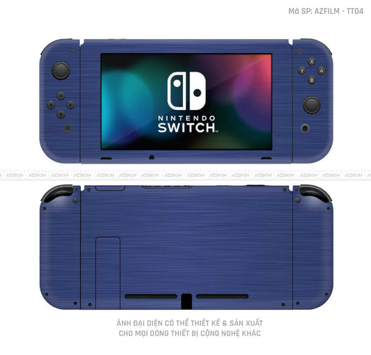 Dán Skin Máy Chơi Game Nintendo Switch Vân Titan Xanh | TT04