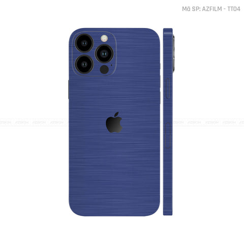 Dán Skin IPhone 16 Series Vân Titan Xước Xanh | TT04