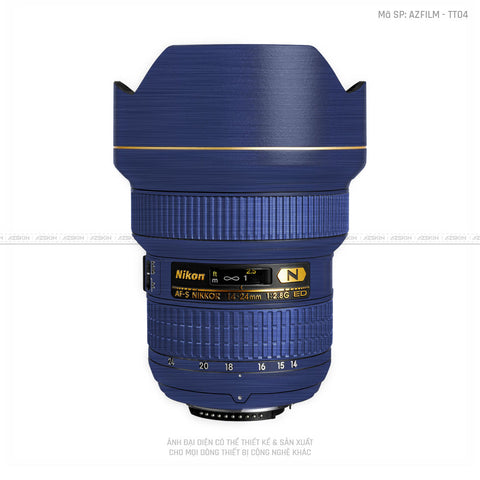 Dán Skin Ống Kính Nikon Vân Titan Xanh | AZFILM-TT04