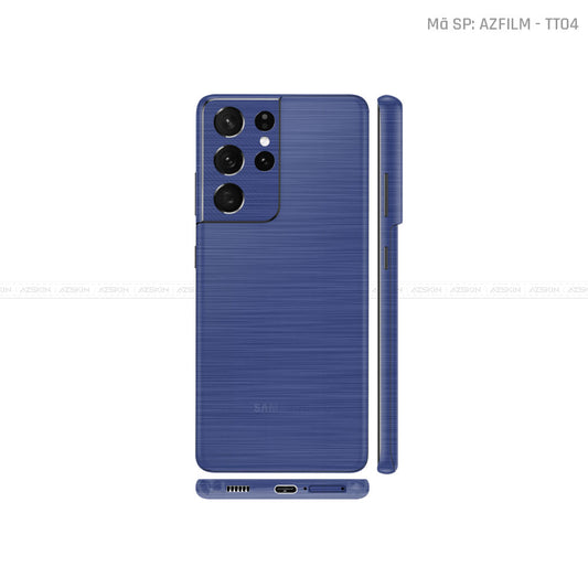 Dán Skin Galaxy S21 Series Vân Titan Xanh | TT04