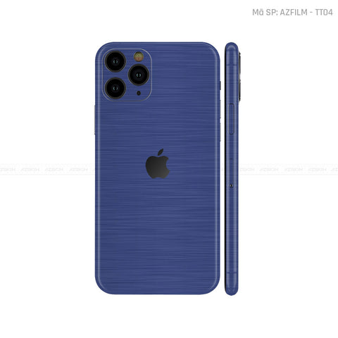 Dán Skin IPhone 11 Series Vân Xước Titan Xanh | TT04