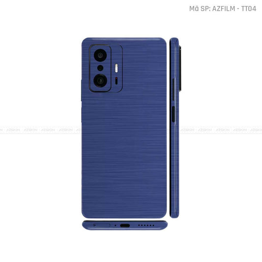 Dán Skin Xiaomi 11 Series Màu Xanh Than Xước | TT04