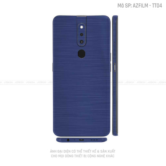 Miếng Dán Skin Điện Thoại OPPO F Series Vân Titan Xước Xanh | TT04
