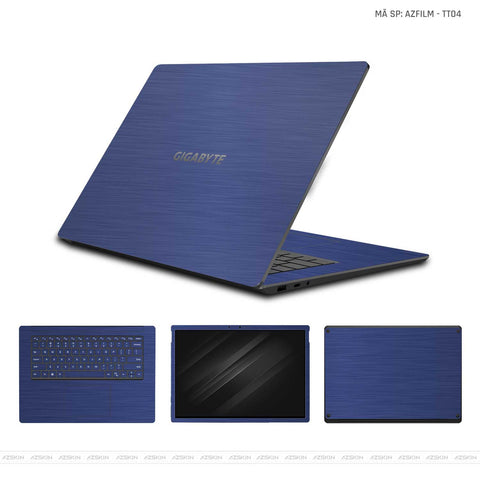 Dán Skin Laptop Gigabyte Vinyl Series Màu Xanh Xước | TT04