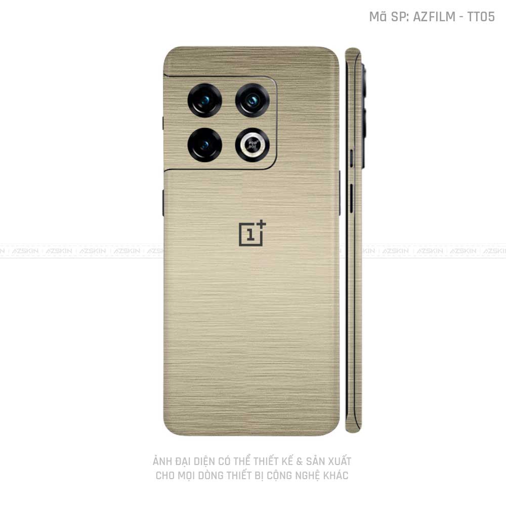 Dán Skin Oneplus 10 Series Vân Xước Titan Vàng | TT05