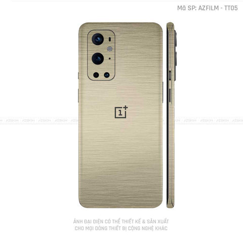 Dán Skin Oneplus 8/9 Series Vân Titan Xước Vàng | TT05