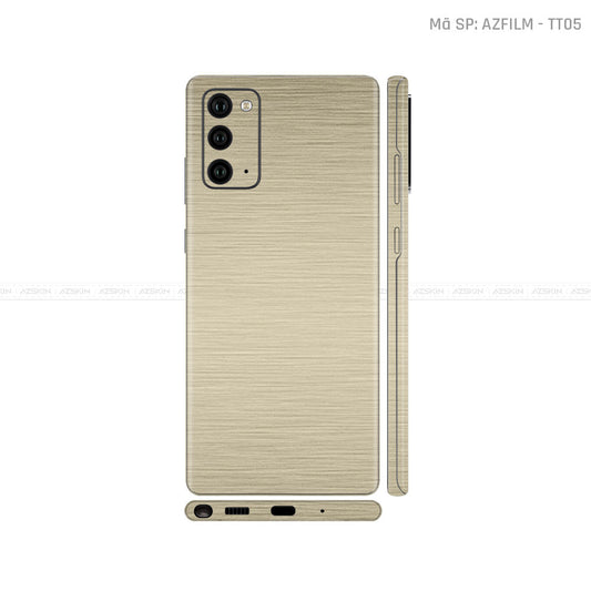 Dán Skin Galaxy Note 20 Series Vân Titan Xước Vàng | TT05