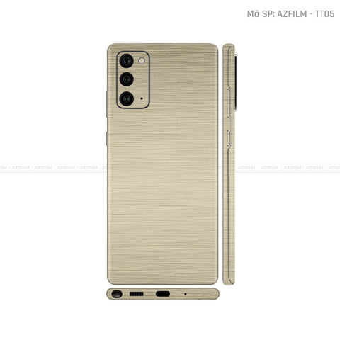 Dán Skin Galaxy Note 20 Series Vân Titan Xước Vàng | TT05