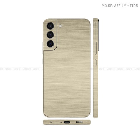 Dán Skin Galaxy S22 Series Vân Titan Xước Vàng | TT05