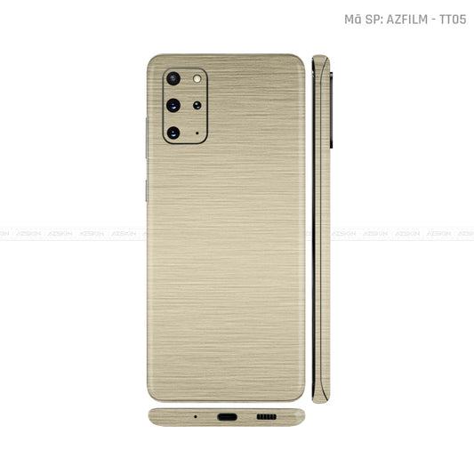 Dán Skin Galaxy S20 Series Vân Titan Xước Vàng | TT05