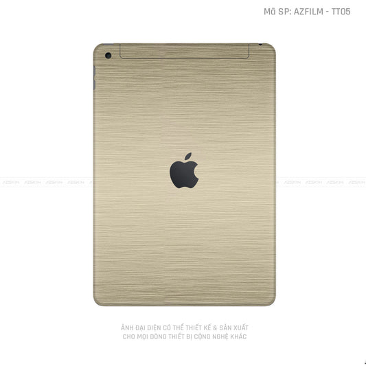 Dán Skin IPad Gen Series Vân Titan Xước Vàng | TT05