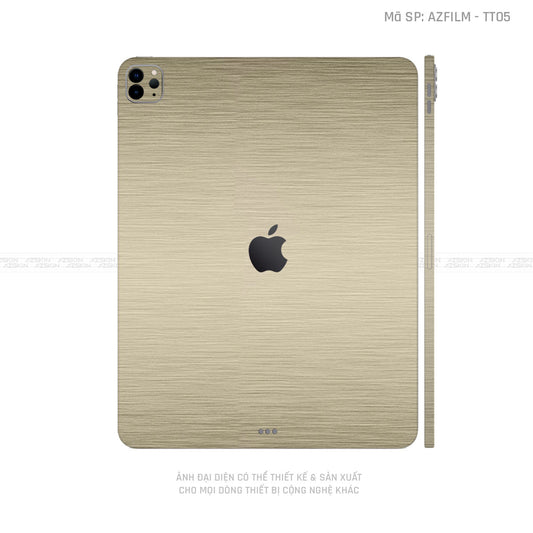 Dán Skin IPad Air Series Vân Titan Vàng Sampanh | TT05