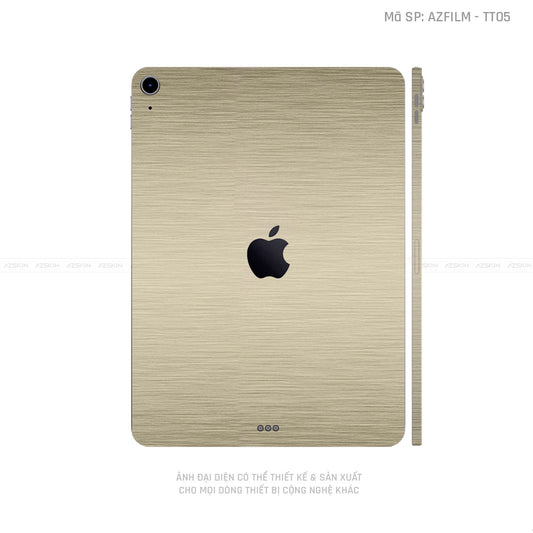 Dán Skin IPad Mini Series Vân Titan Xước Vàng Sampanh | TT05