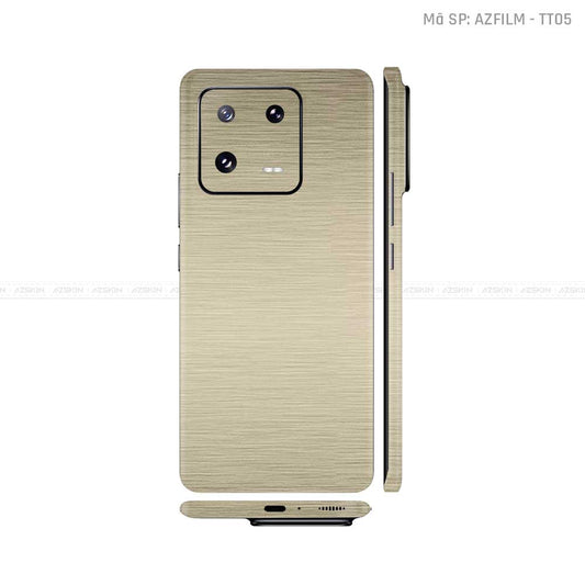 Dán Skin Xiaomi 14 Series Màu Vàng Xước Vinyl | TT05