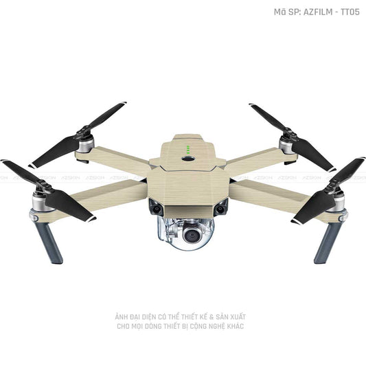 Dán Skin Flycam Màu Vàng Đồng Xước | TT05