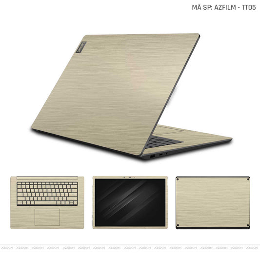 Dán Skin Laptop Lenovo Vân Titan Xước Vàng Sampanh | TT05