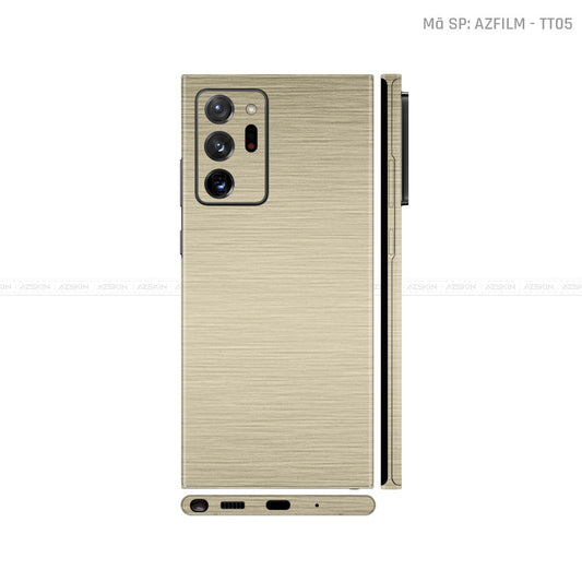 Dán Skin Galaxy Note 20 Series Vân Titan Xước Vàng | TT05