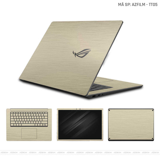 Dán Skin Laptop Asus Vân Titan Xước Vàng Sampanh | TT05