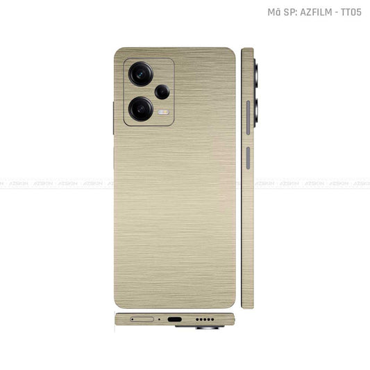 Dán Skin Xiaomi Redmi Note 12 Series Đổi Màu Vàng Đồng Xước | TT05
