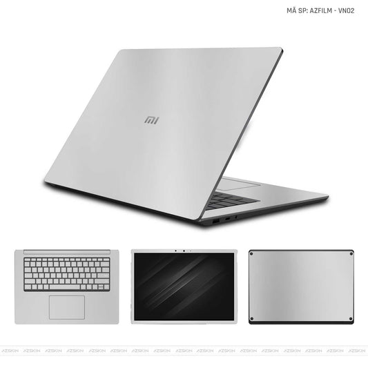 Dán Skin Laptop Xiaomi Vinyl Series Màu Bạc Nhám | VN02