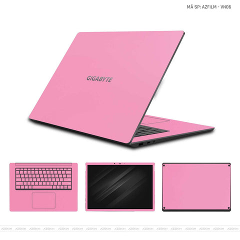 Dán Skin Laptop Gigabyte Vinyl Series Màu Hồng Đậm | VN06