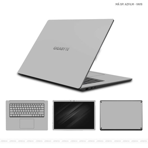 Dán Skin Laptop Gigabyte Vinyl Series Màu Xám | VN19