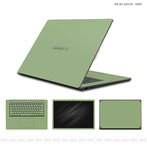 Dán Skin Laptop Gigabyte Vinyl Series Màu Xanh | VN20